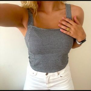 Gingham American Eagle tank Top